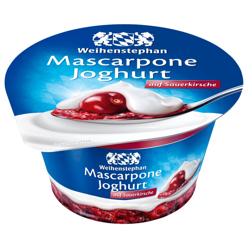 Weihenstephan Mascarpone Joghurt Kirsche 150g